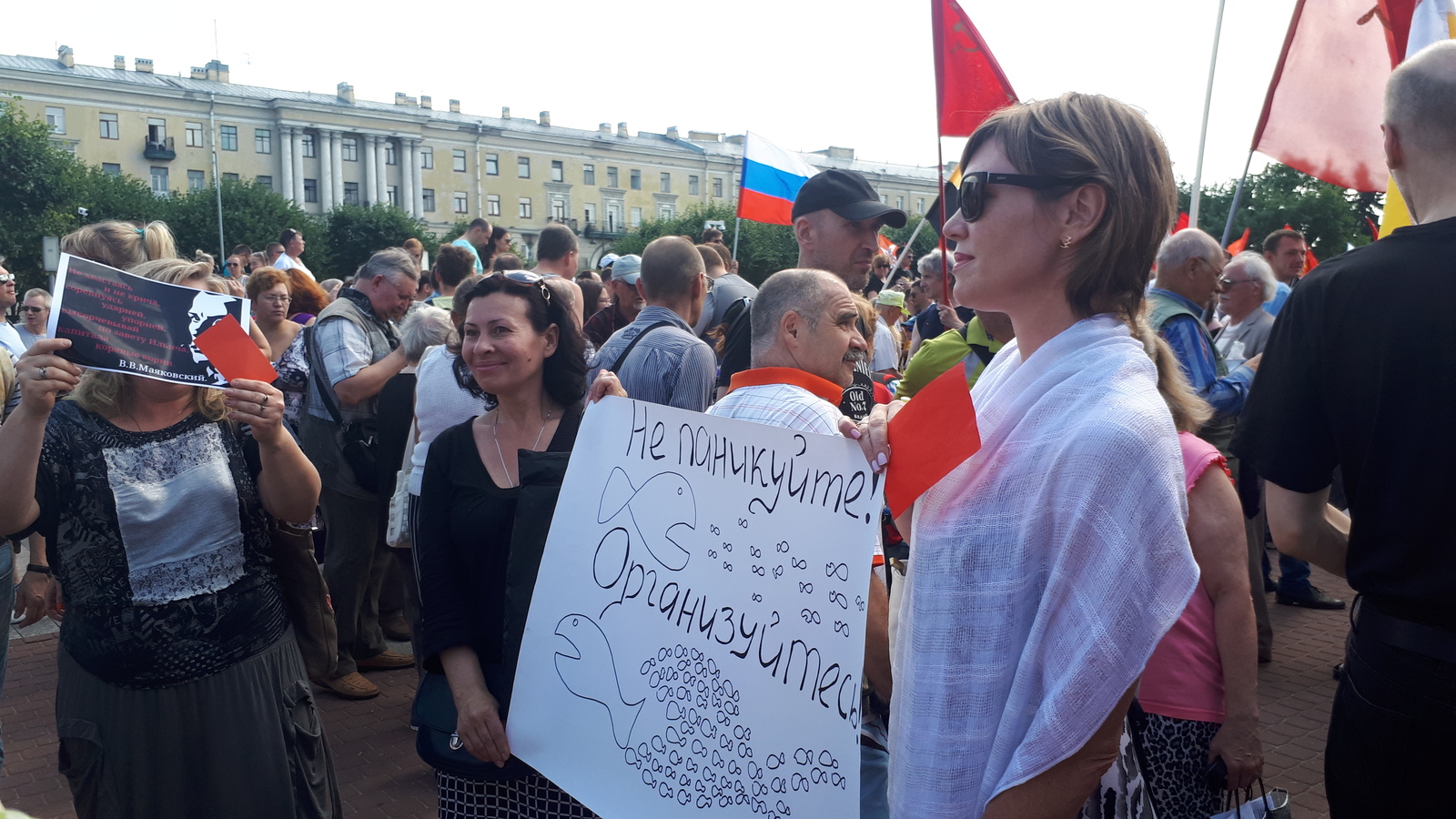 St. Petersburg: rally against pension reform - My, news, Saint Petersburg, Rally, Pension reform, Longpost