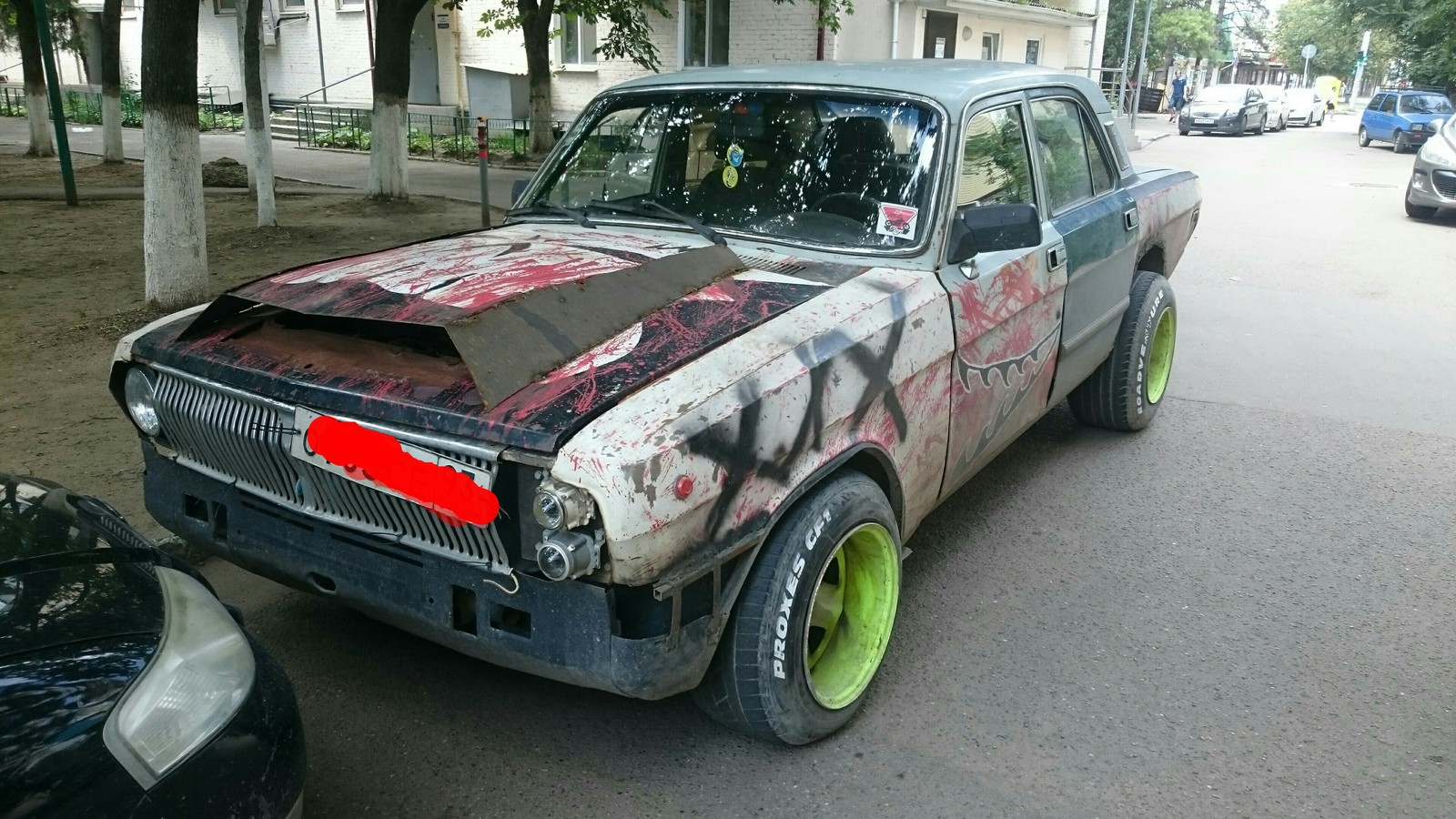 Something driving around the streets of Krasnodar... - My, , Something, Blood from the eyes