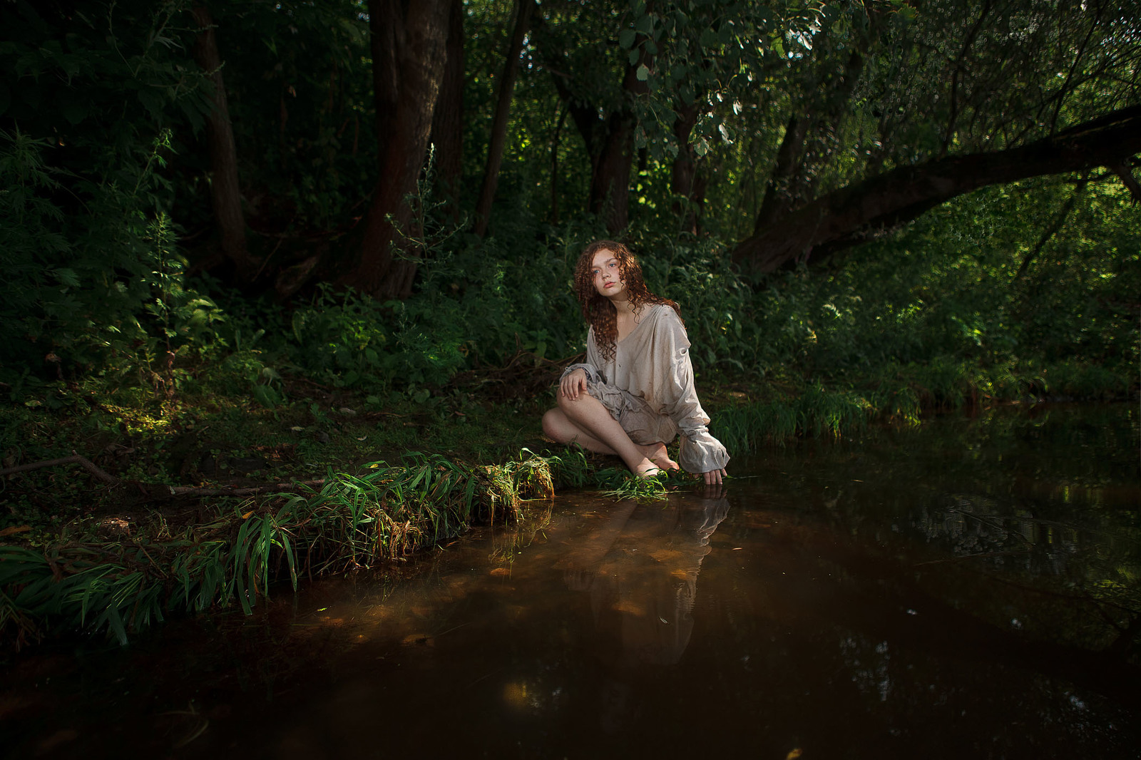 Millet rivers - My, Portrait, Water, The photo, Longpost, Girls