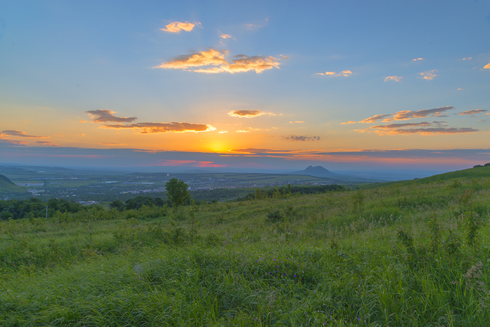 About summer sunsets - My, Summer, Sunset, The mountains, Caucasian Mineral Waters