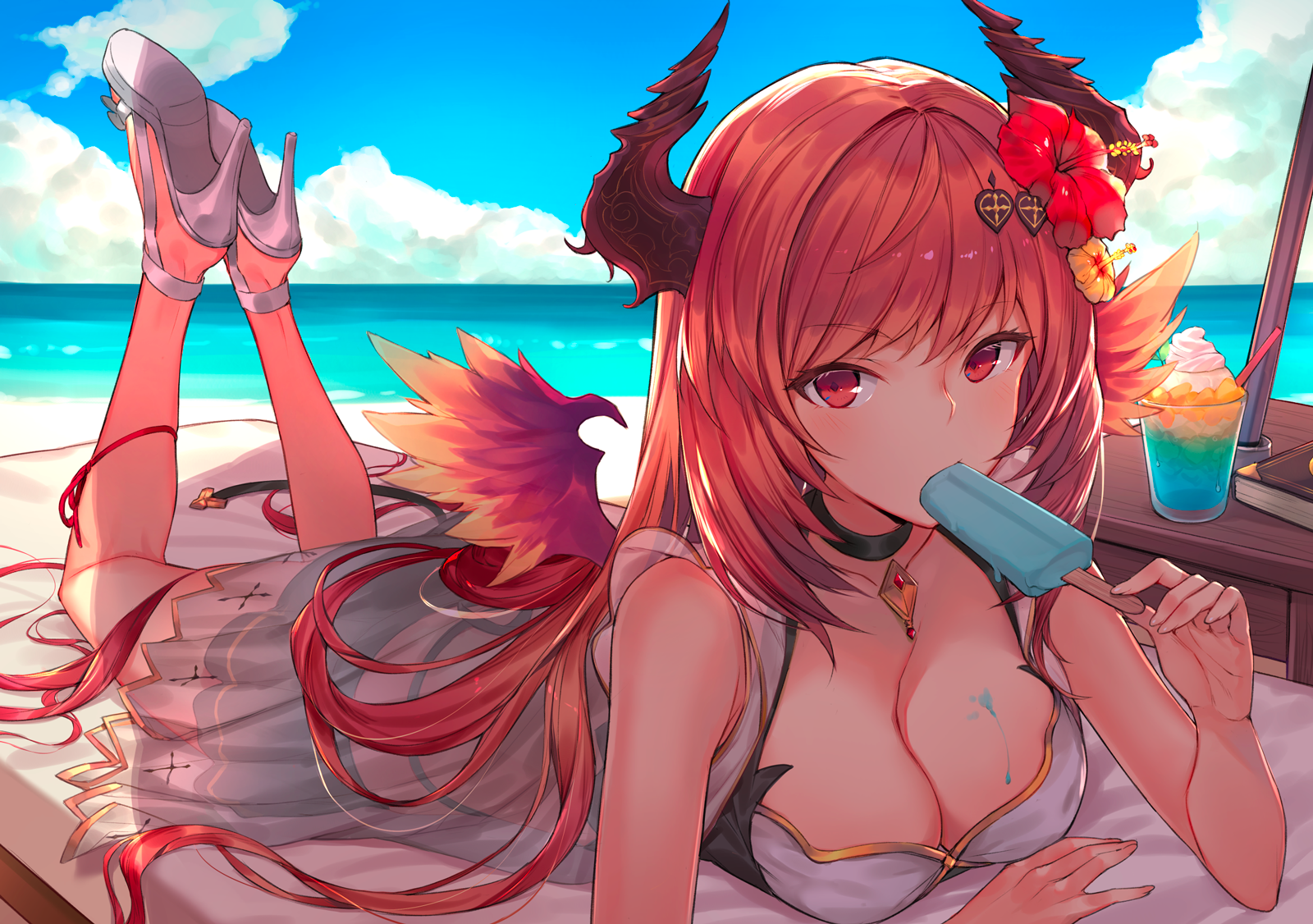 Dark Angel Olivia (Granblue Fantasy) - Granblue Fantasy, Аниме, Anime Art, Dark Angel Olivia