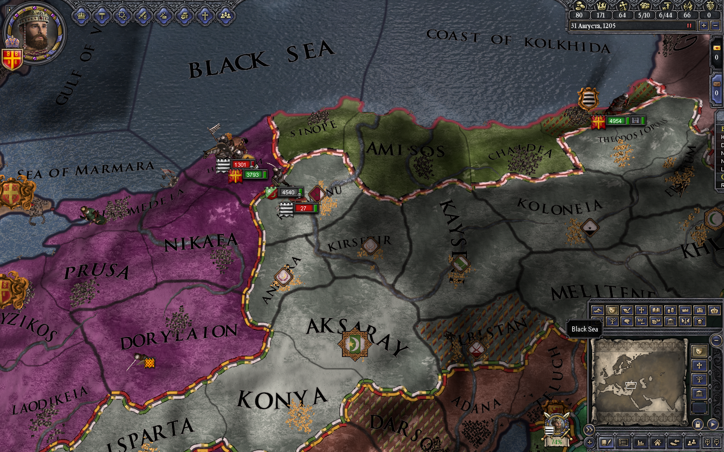 Crusader kings 2 AAR. Byzantium. 1204. Part 2. Southern Hellas and the traitor Komnenos. - My, Crusader kings ii, Aar, Byzantium, Leitstream, Longpost