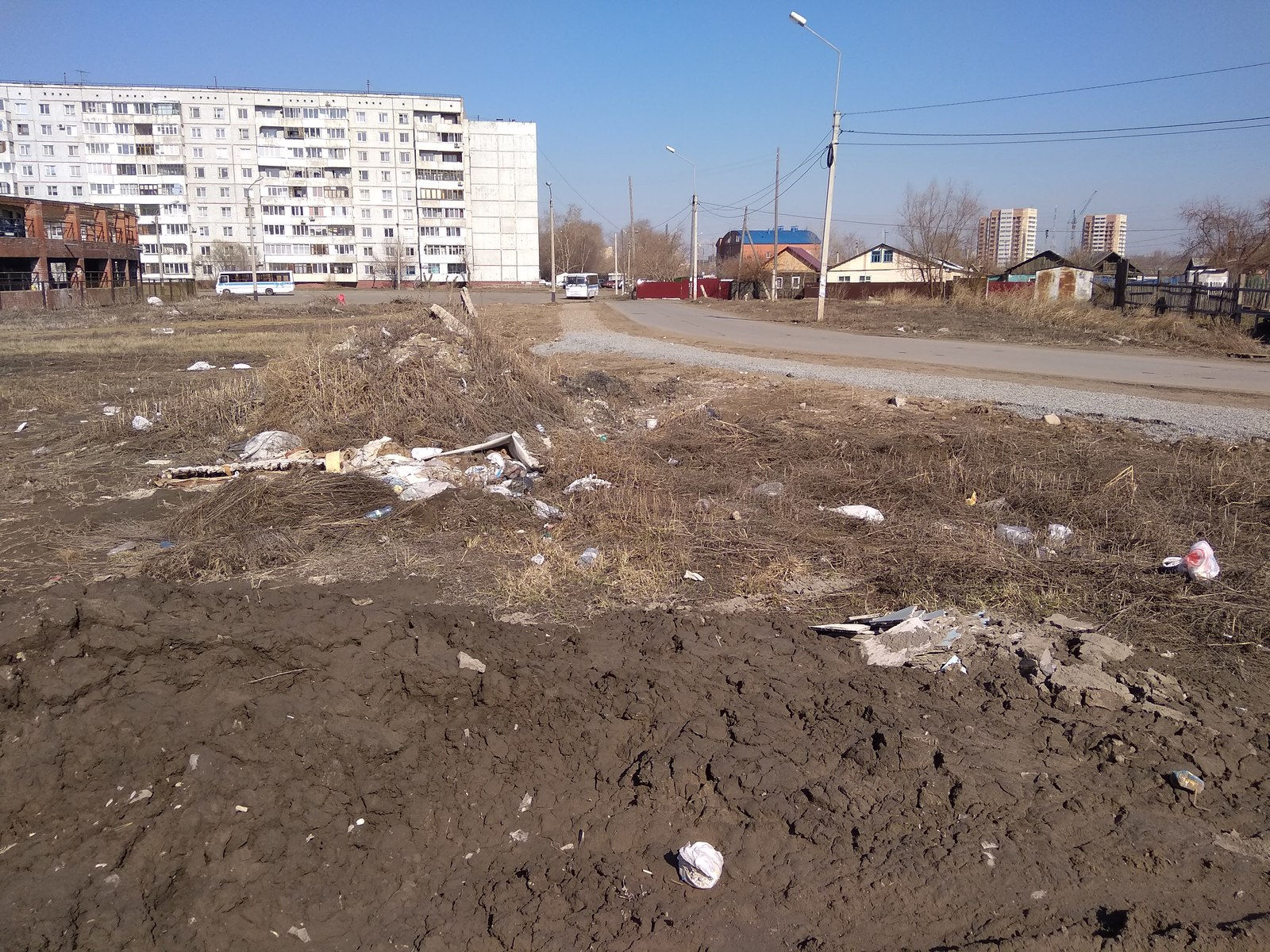 Removed garbage by the administration of Omsk - Omsk, , Garbage, , Cleaning