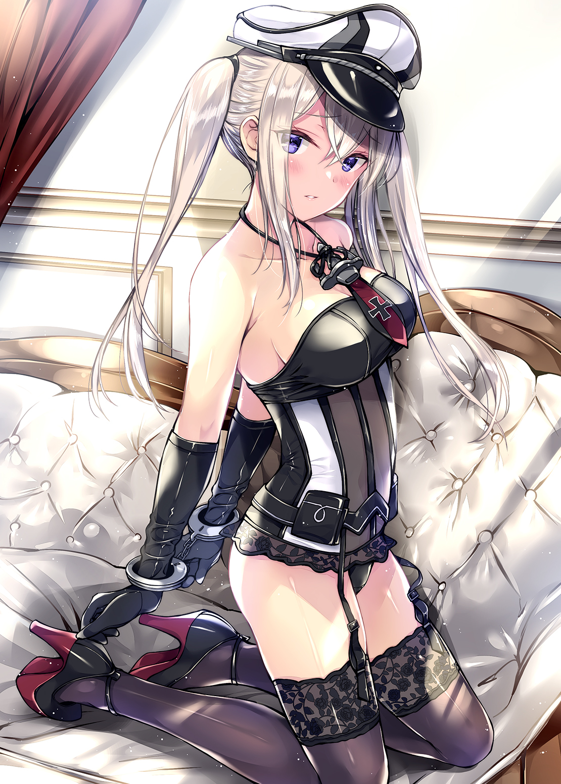 Graf Zeppelin - NSFW, Anime Art, Аниме, Kantai Collection, Graf Zeppelin, Kobayashi Chisato