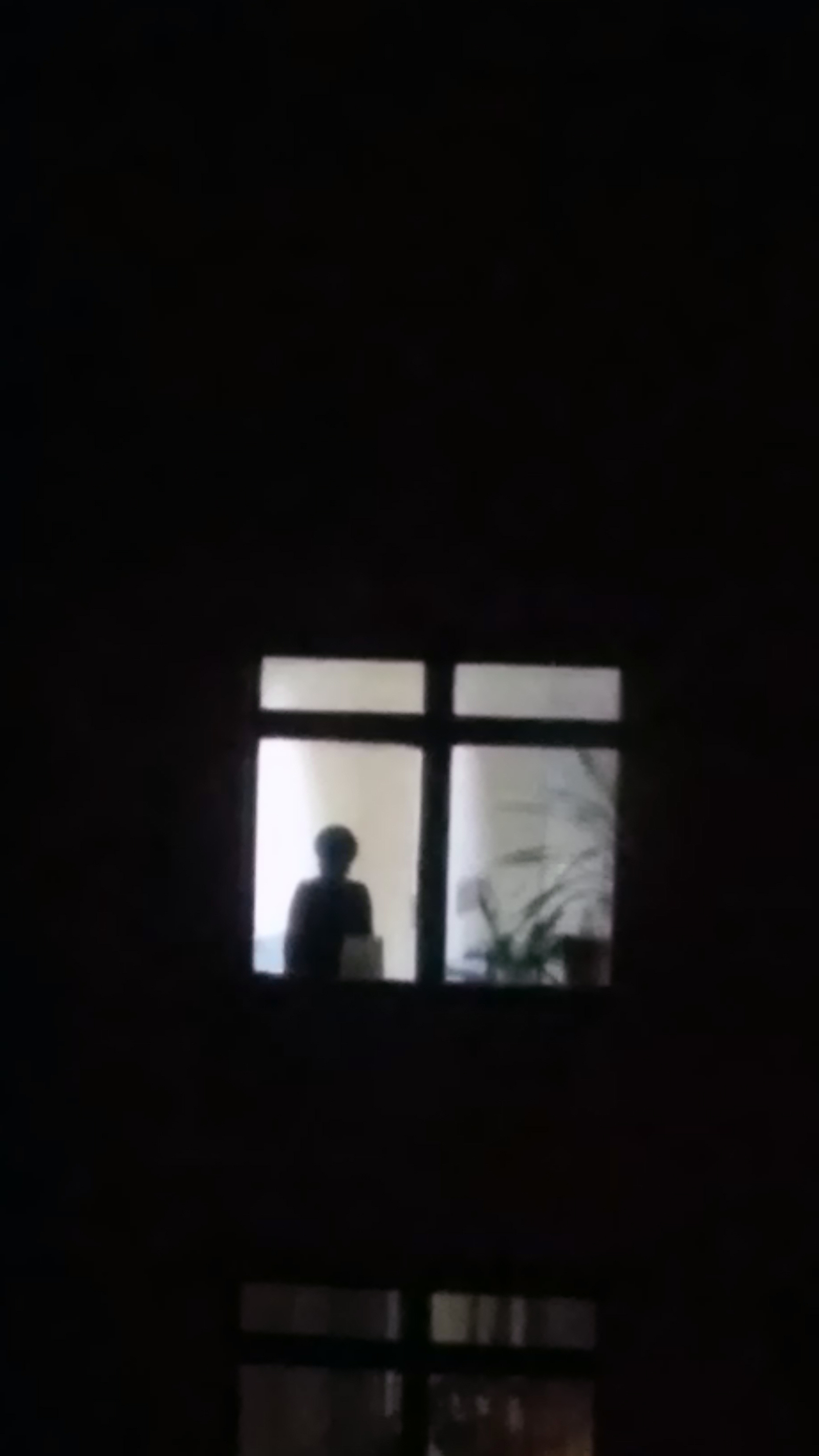 Нечто в окне напротив | Пикабу