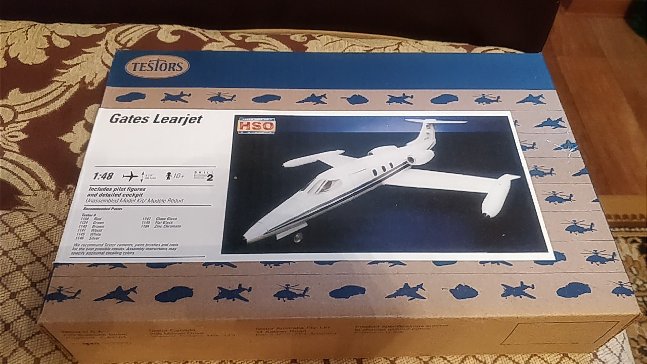 Gates Learjet 24D Part 1 - My, Stand modeling, Aviation, Assembly, Models, Modeling, Longpost