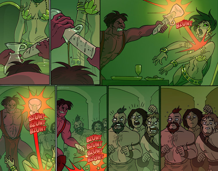 Kronar: Harmful fumes - Oglaf, Comics, Longpost