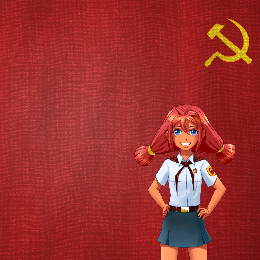 The Restless Power of Communism - My, Endless summer, Visual novel, Ulyana, Wallpaper Engine, Live Wallpaper, Toptopol