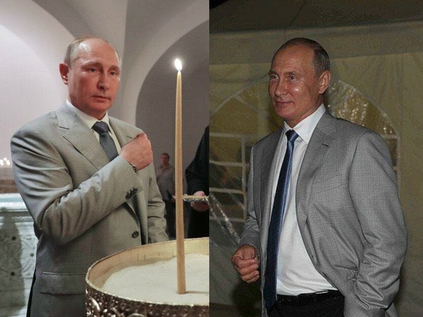 Two Putins - Vladimir Putin, Crimea, Doubles