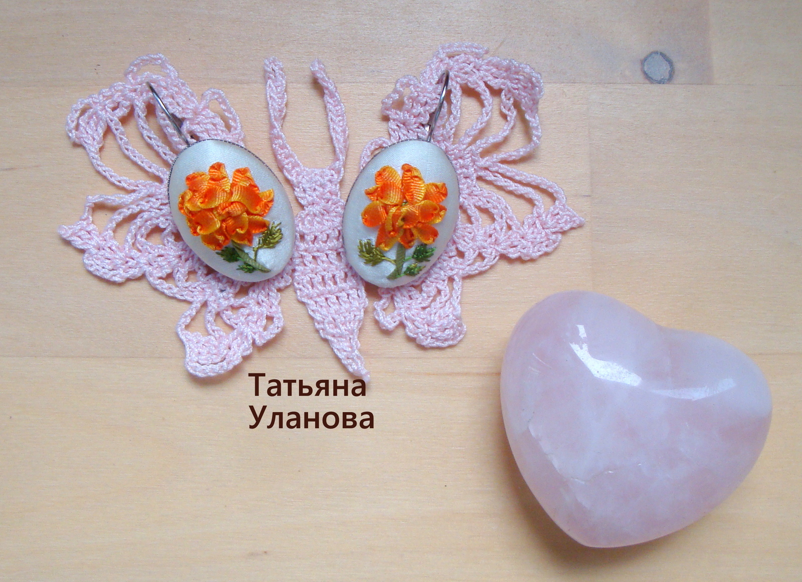 I'm back with earrings - My, Needlework, Needlework without process, Longpost, Earrings, Embroidery, Miniature, Decoration, Handmade