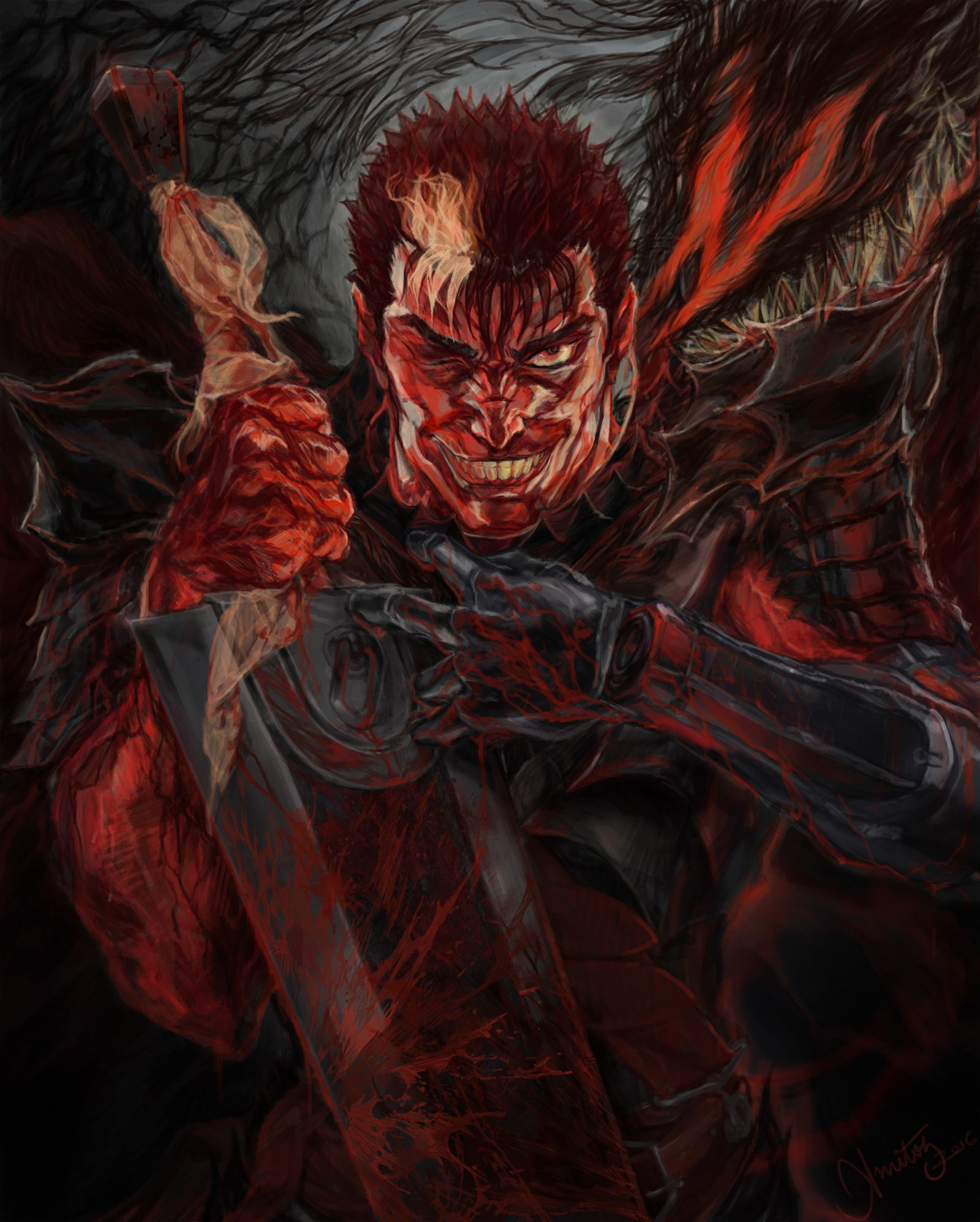 Art time | Art Time [Berserk] - Art, Anime, Anime art, Berserk, Longpost