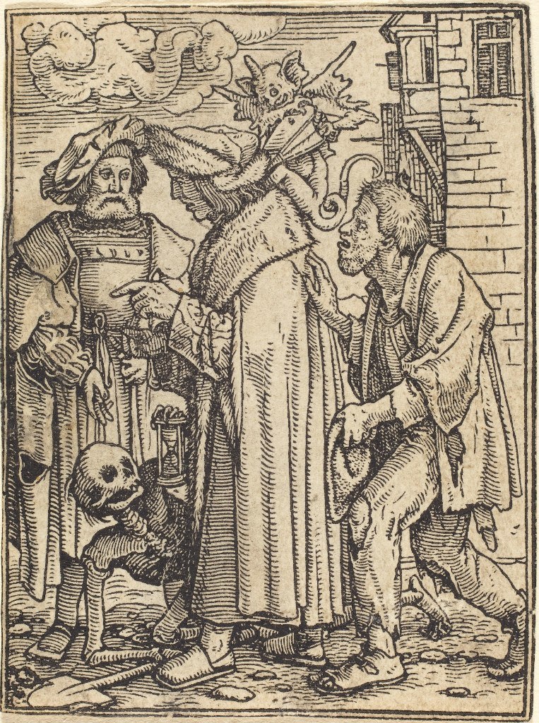 Dance of Death, part 1 - My, Hans Holbein the Younger, Dance of Death, Engraving, Middle Ages, Longpost