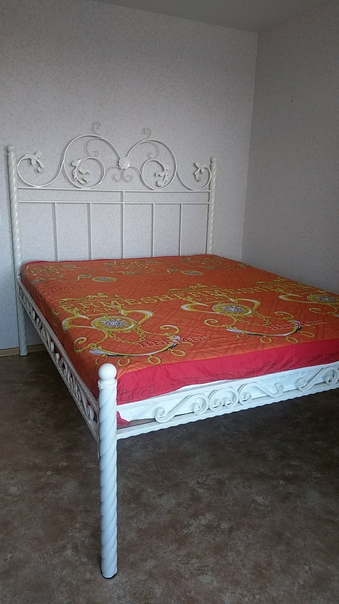 Bed Hand made-3 - My, Bed, With your own hands, Forging, Homemade, Longpost