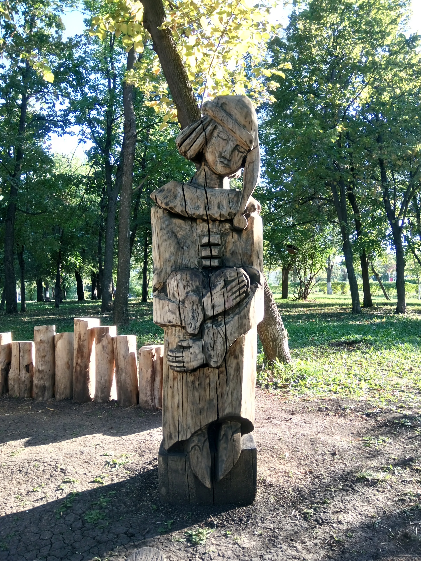 I am an artist, as I see it, or Stoned Pinocchio - My, Friendship Park, Samara, , Wood sculpture, Longpost