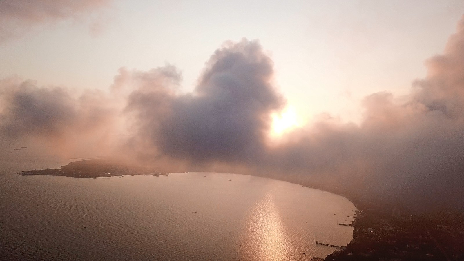 Gelendzhik, thank you! - My, Gelendzhik, Krasnodar, Sochi, Wild beach, Quadcopter, Drone, Sea, Longpost, The photo