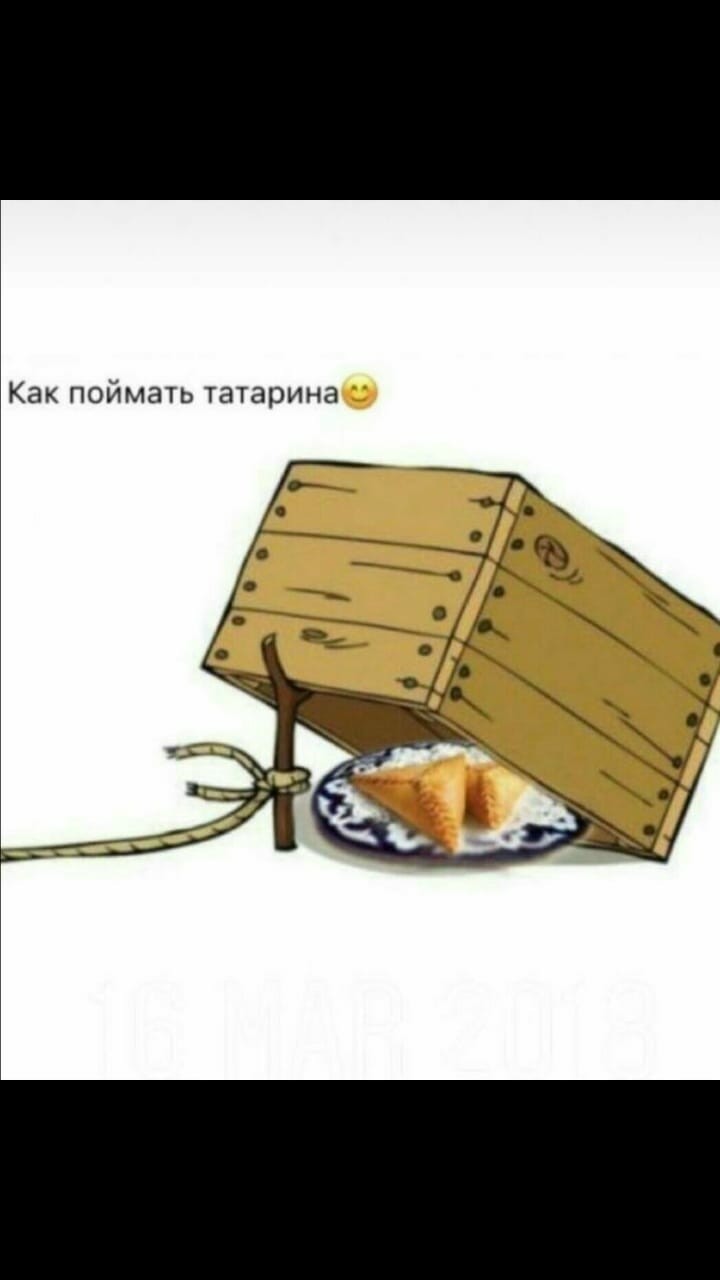 How to catch a Tatar... - How to catch, Tatars, Trap, Echpochmak, Box, Picture with text