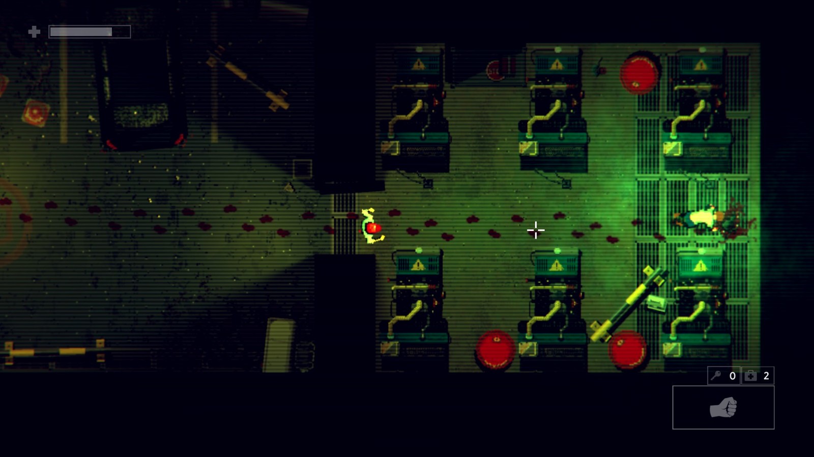 If Hotline Miami was an action horror about zombies, mutants, secret corporations and genetic experiments... - My, Overview, Game Reviews, Horror game, Indie Horror, Games, Indie game, Hotline miami, GIF, Longpost