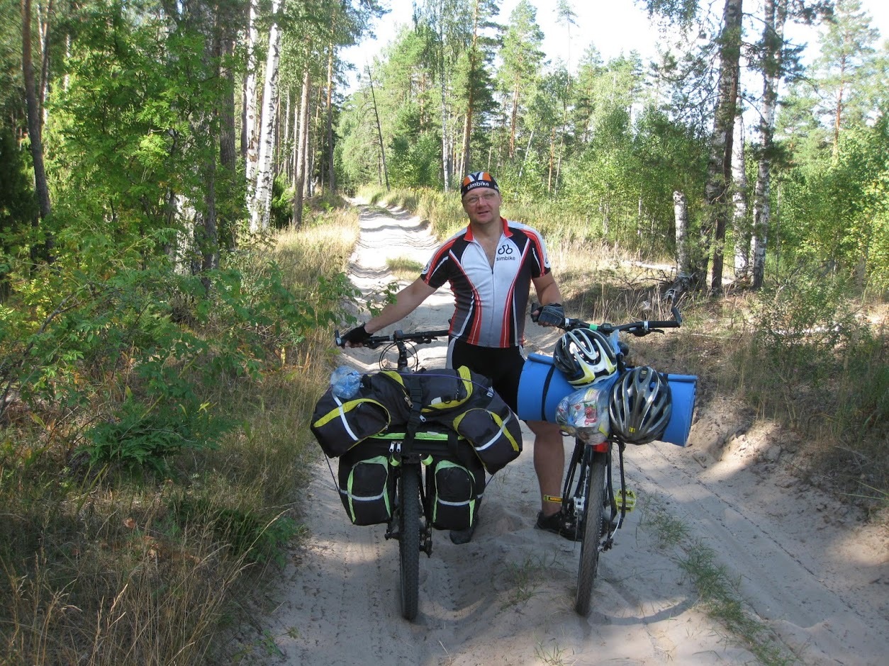 Beach holidays in the Mari forest or “long road in the dunes”. Mari El August 12-19, 2018 Part 1. - My, Travels, Tourism, Hike, Travelers, A bike, Cyclist, Travel across Russia, Longpost