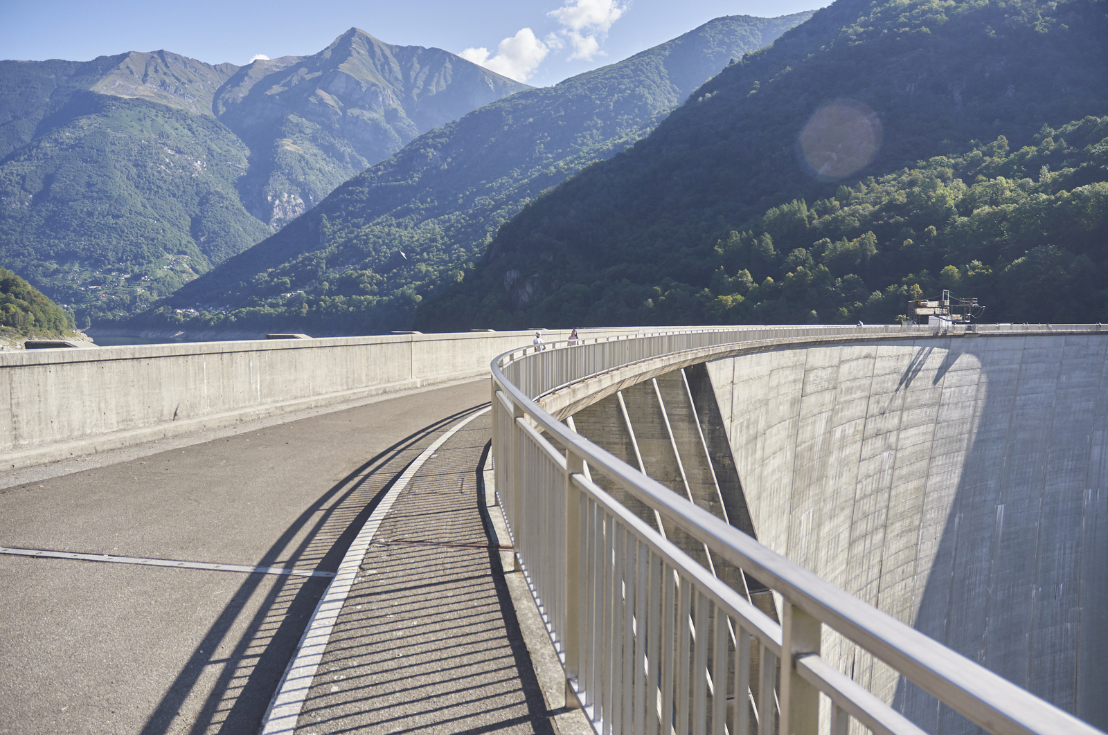 Locarno Dam, Switzerland - My, Dam, Switzerland, , Constructions, Reservoir, Longpost