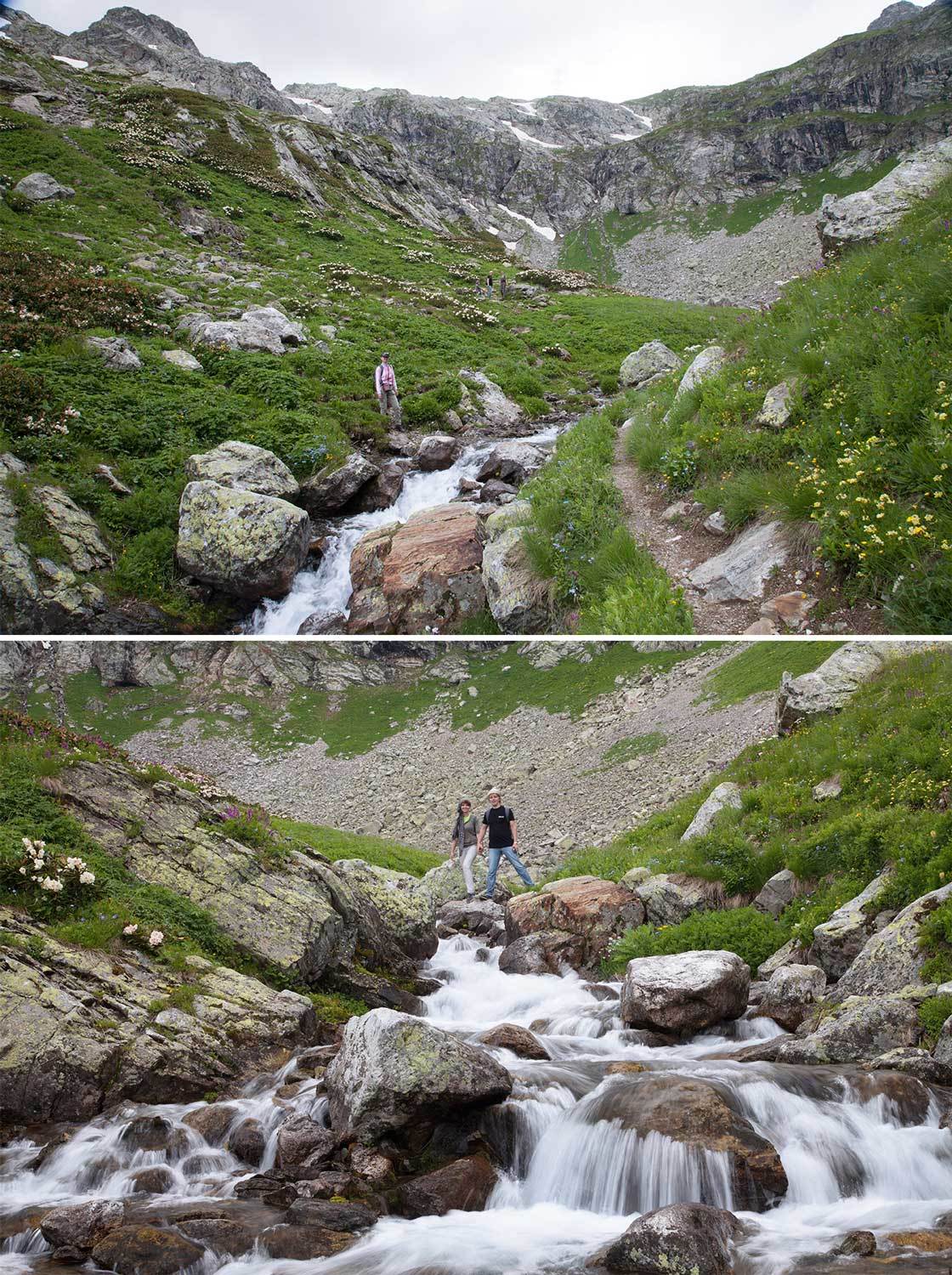 To the Caucasus, on a visit to the stars. Day two, to the mountains! (Part 1) - My, Caucasus, Arkhyz, , Sofia Lakes, Hike, The mountains, , Longpost