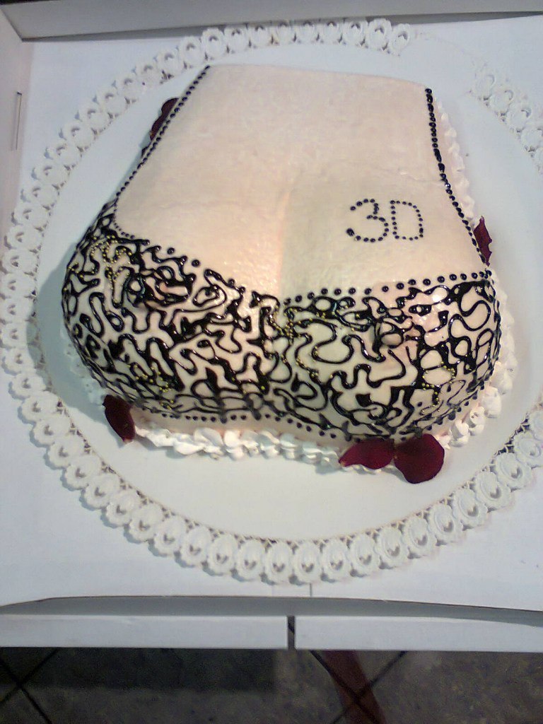 Cake for a bachelor party - My, Cake, Boobs