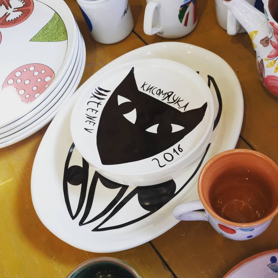 Dymov ceramics - My, Ceramics, VDNKh, Tableware, Souvenirs, Longpost