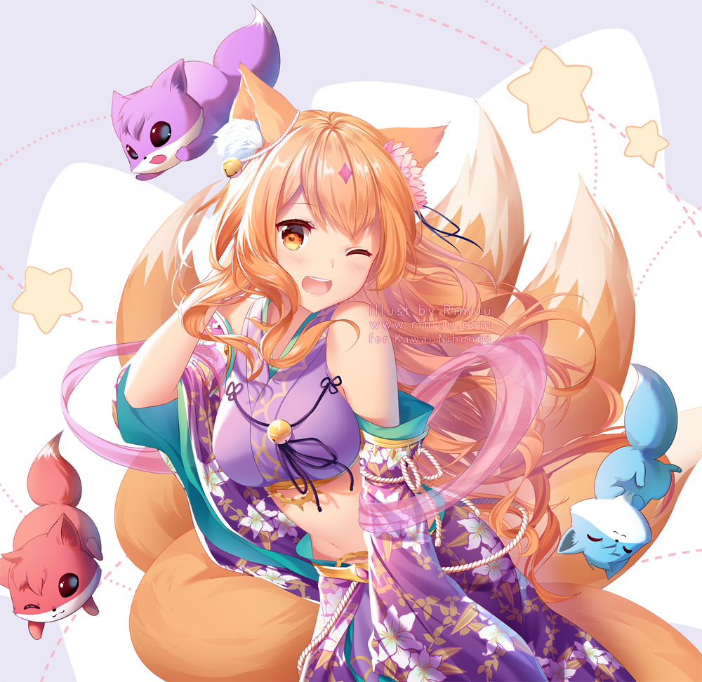 Anime Art - Anime, Anime art, Anime original, Animal ears, Kitsunemimi, Rimuu