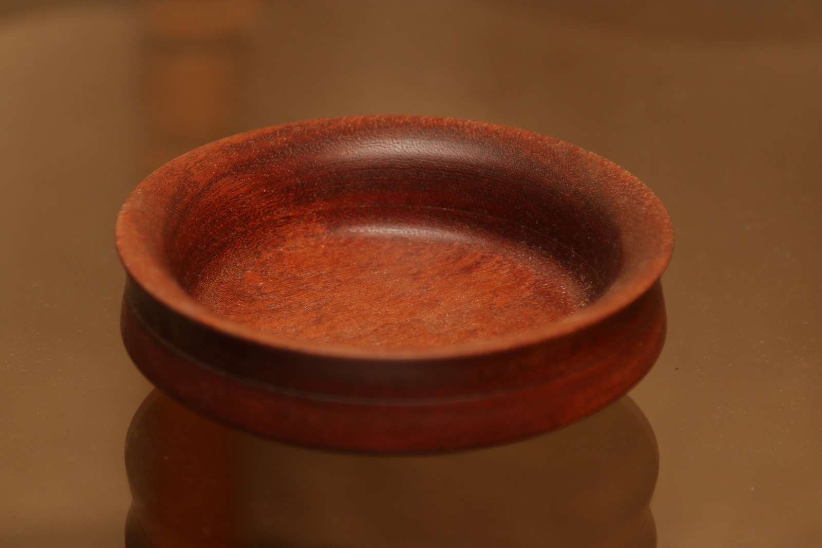 Bad redhead. - My, Tree, beauty, Mahogany, Handmade, Saucer, Longpost