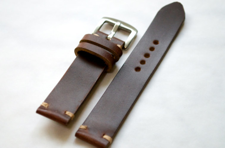 Ремешок браслет для часов кожаный 26 мм натуральная кожа