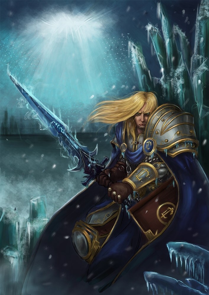 Arthas Menetil - Артас Менетил, World of Warcraft, Warcraft, Арт