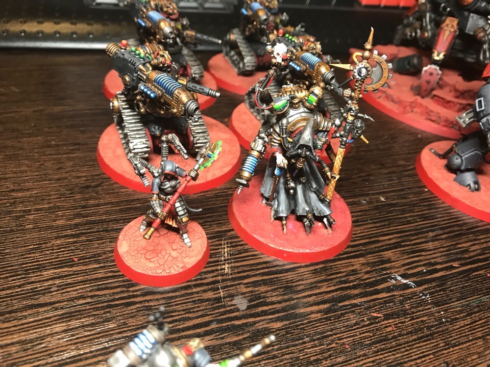 Slowly smearing my furs - My, Warhammer 40k, Adeptus Mechanicus, Wh miniatures, Longpost