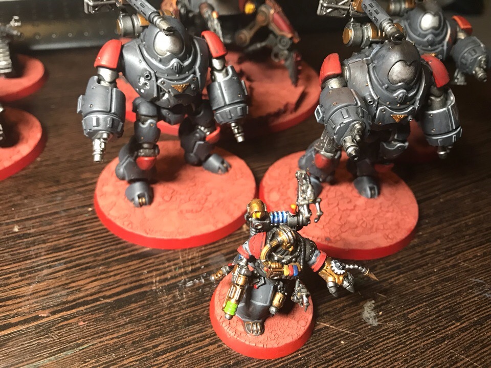 Slowly smearing my furs - My, Warhammer 40k, Adeptus Mechanicus, Wh miniatures, Longpost