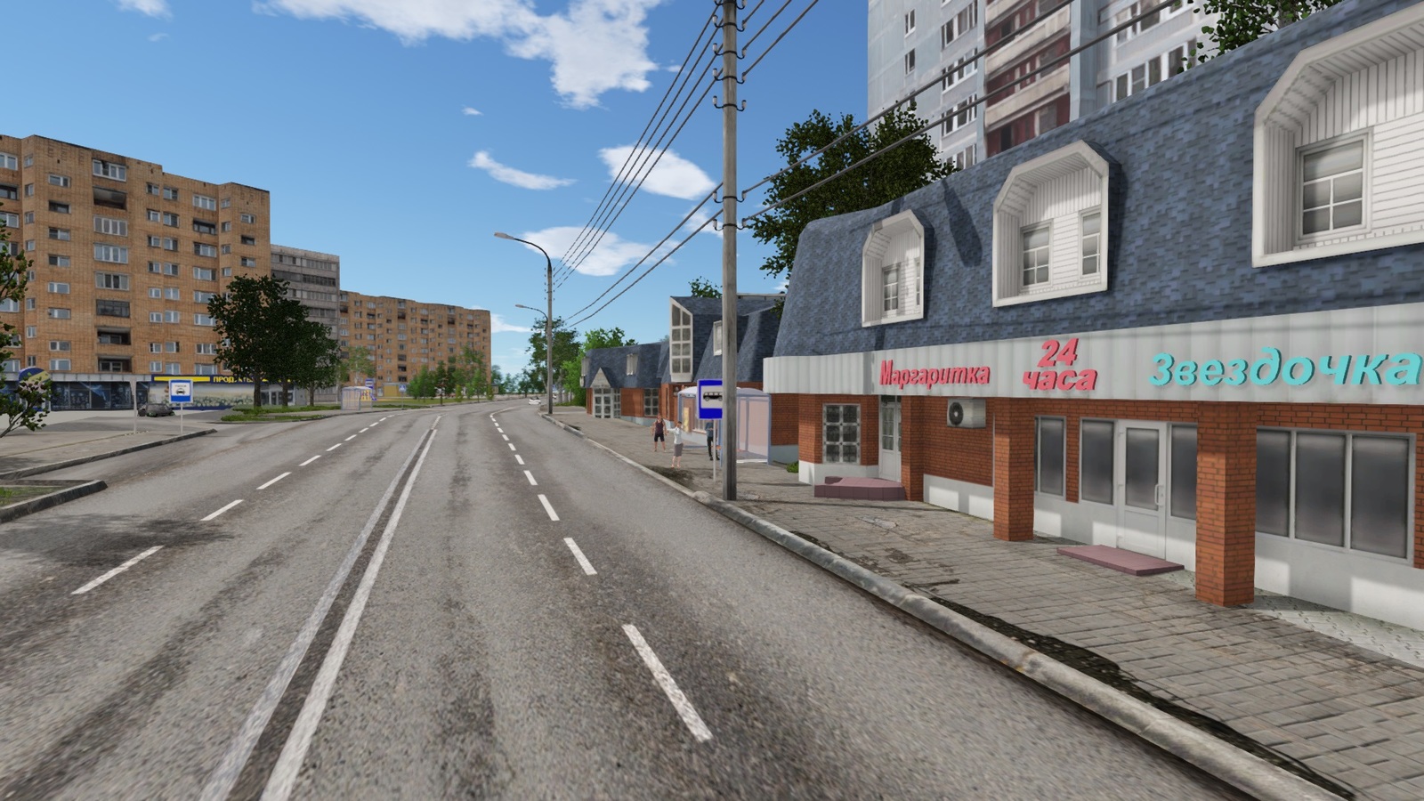 The city of Serpukhov near Moscow in Bus Driver Simulator 2019. Comparison and project news - My, Bus, Simulator, Driver, Serpukhov, Modeling, Igromir, Video, Longpost