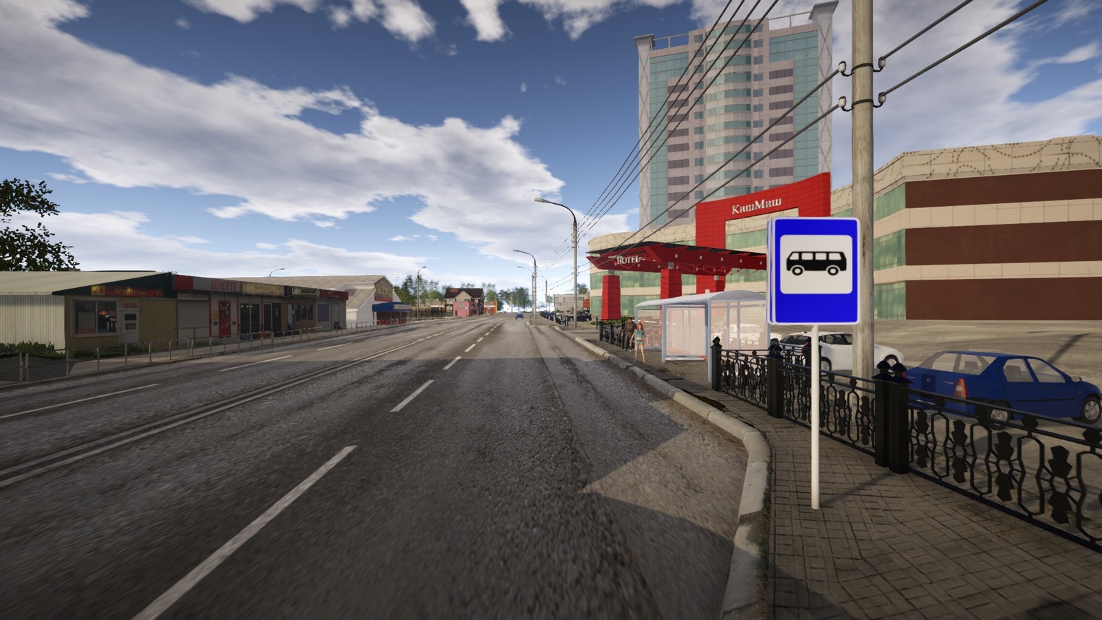 The city of Serpukhov near Moscow in Bus Driver Simulator 2019. Comparison and project news - My, Bus, Simulator, Driver, Serpukhov, Modeling, Igromir, Video, Longpost