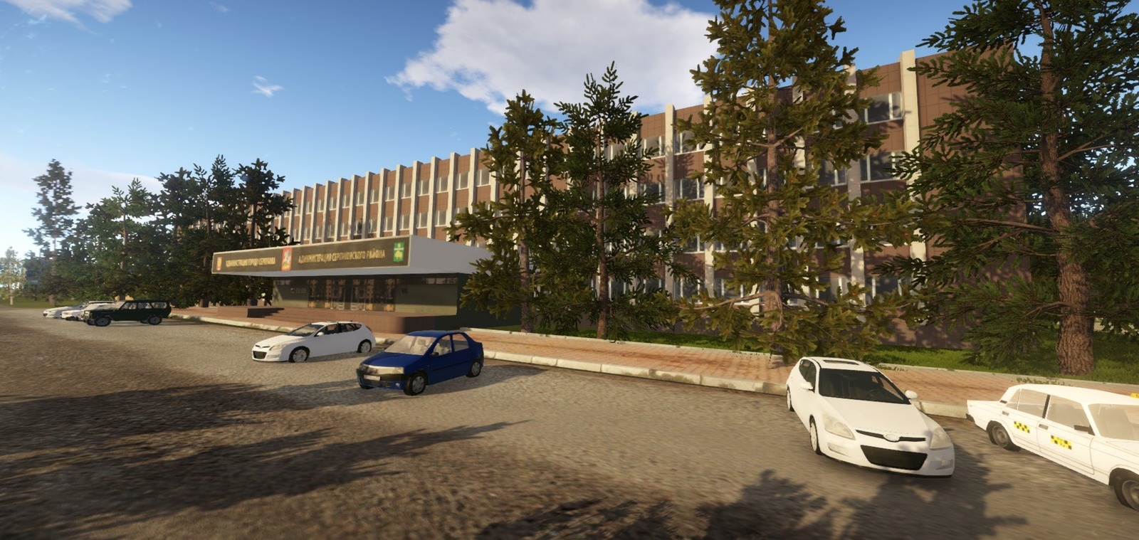 The city of Serpukhov near Moscow in Bus Driver Simulator 2019. Comparison and project news - My, Bus, Simulator, Driver, Serpukhov, Modeling, Igromir, Video, Longpost