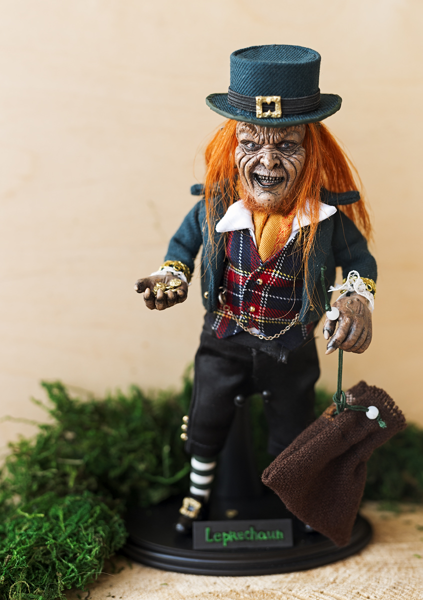 Leprechaun - скульптура action figure по мотивам американского фильма  ужасов 1993 года. | Пикабу