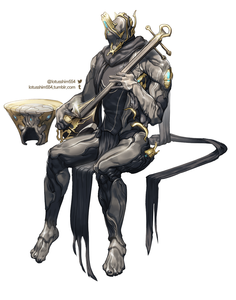 Excalibur Umbra - Lotusshim554, Warframe, Excalibur Umbra, Games, Art