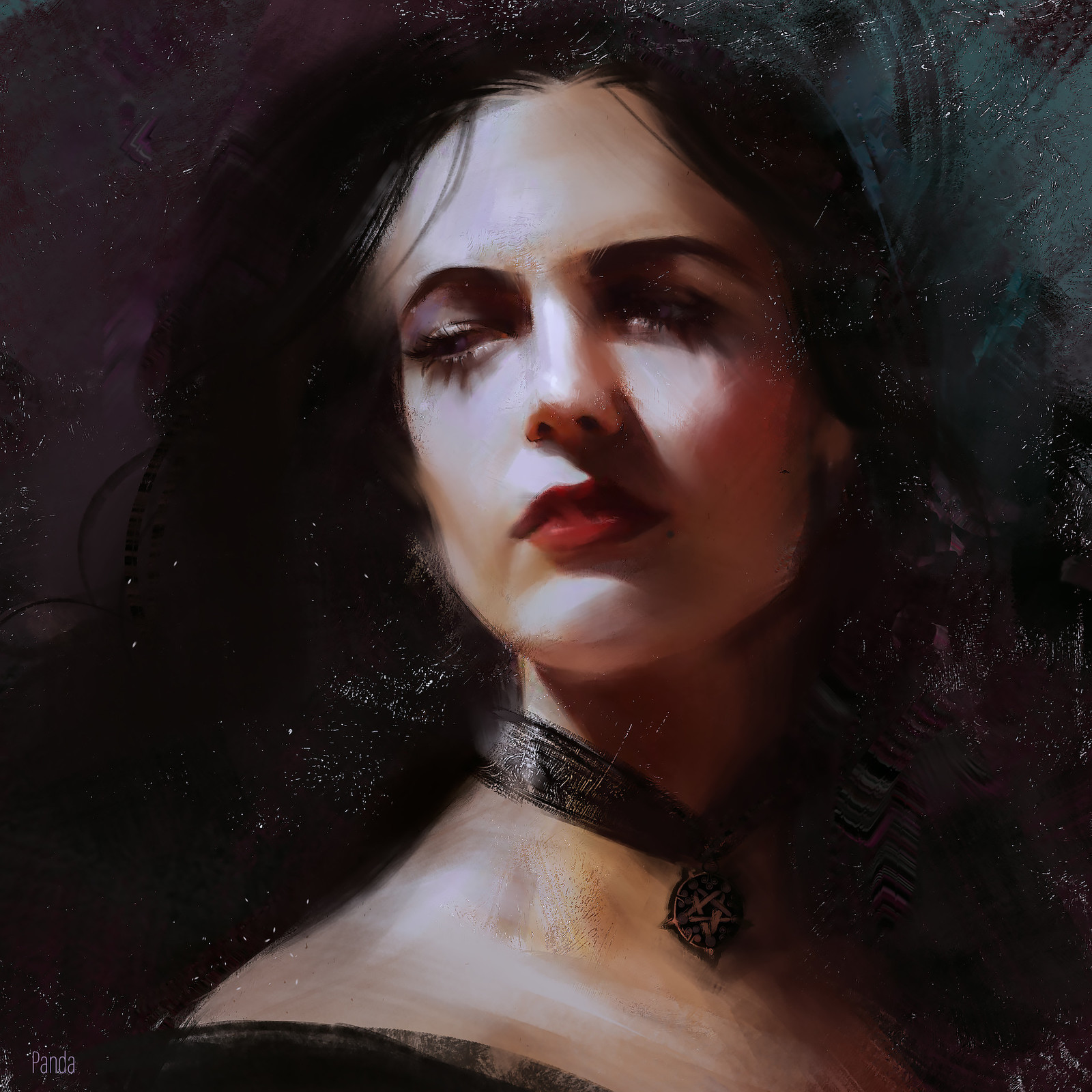 Jenna - Yennefer, Witcher, Art, Drawing, Portrait, 