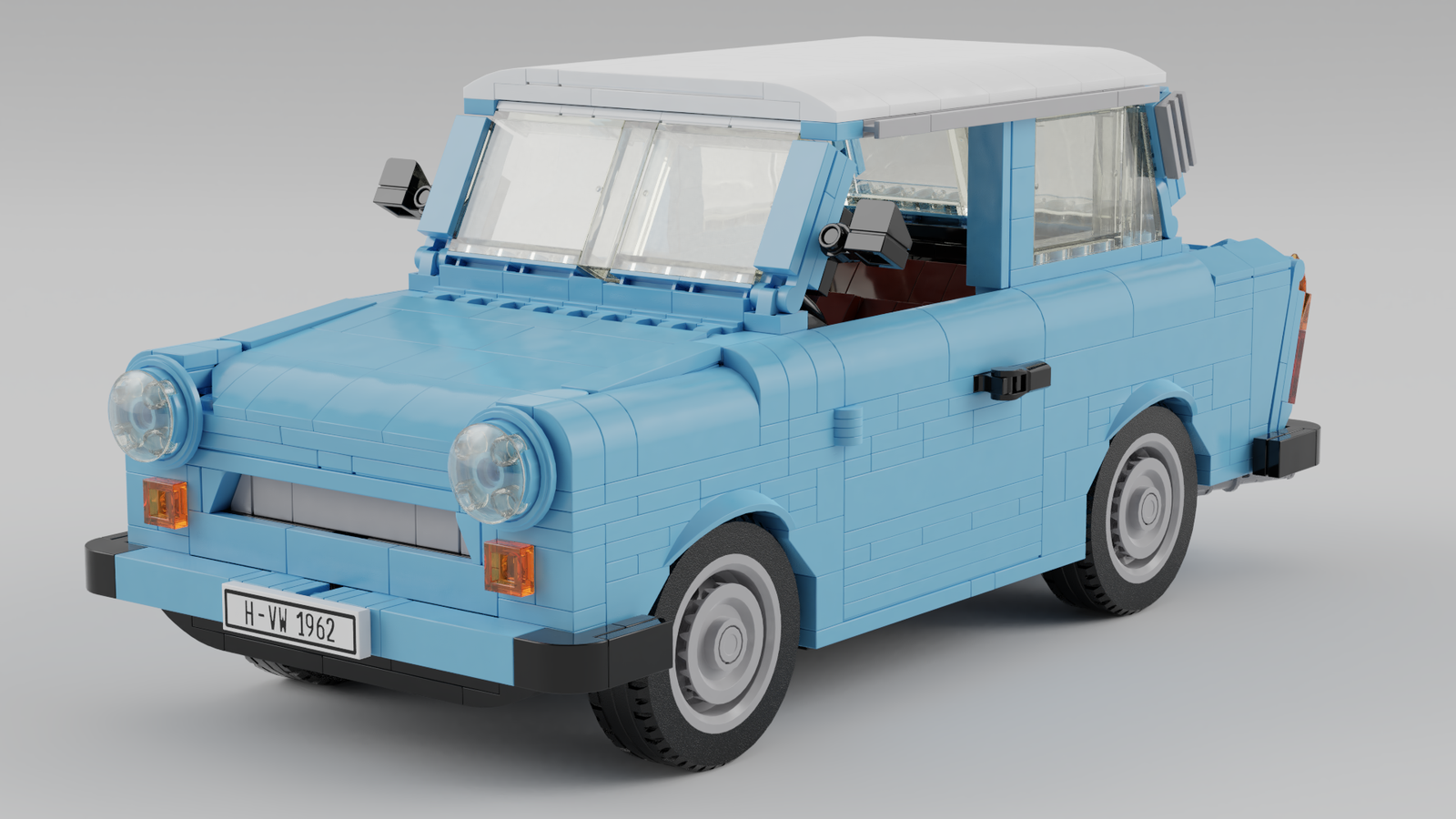 Support Baby Traby! - My, The strength of the Peekaboo, GDR, Trabant, , Models, Toy car, Lego