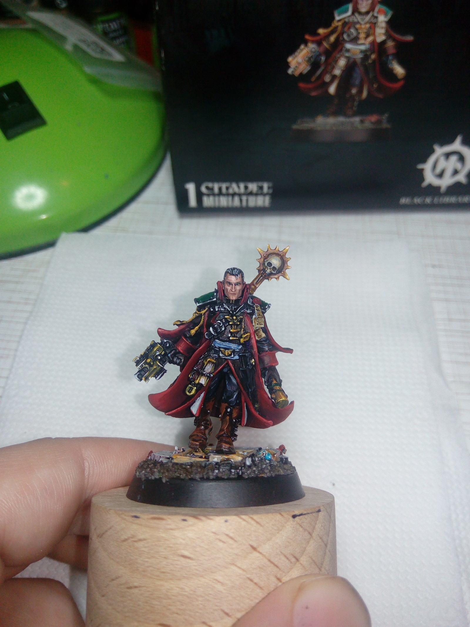 Gregor Eisenhorn on his shelf. - My, Warhammer 40k, Warhammer, Wargame, Miniature, Painting miniatures, Longpost