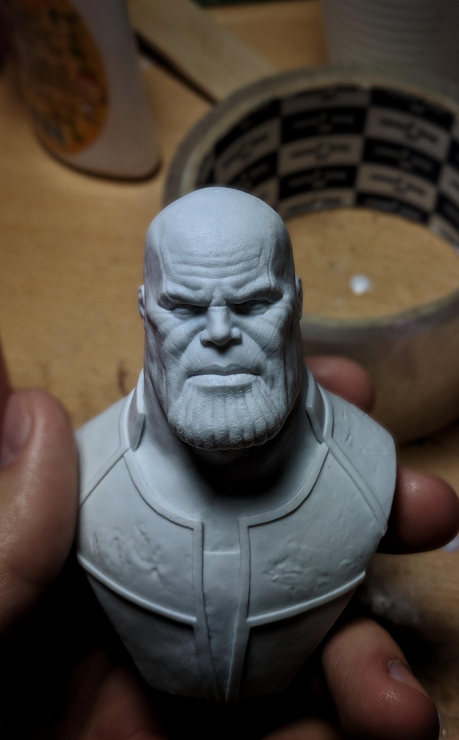 How to make a silicone bust mold - My, Thanos, Avengers, Marvel, Sculpture, Creation, Silicone, Friday, Friday tag is mine, Longpost