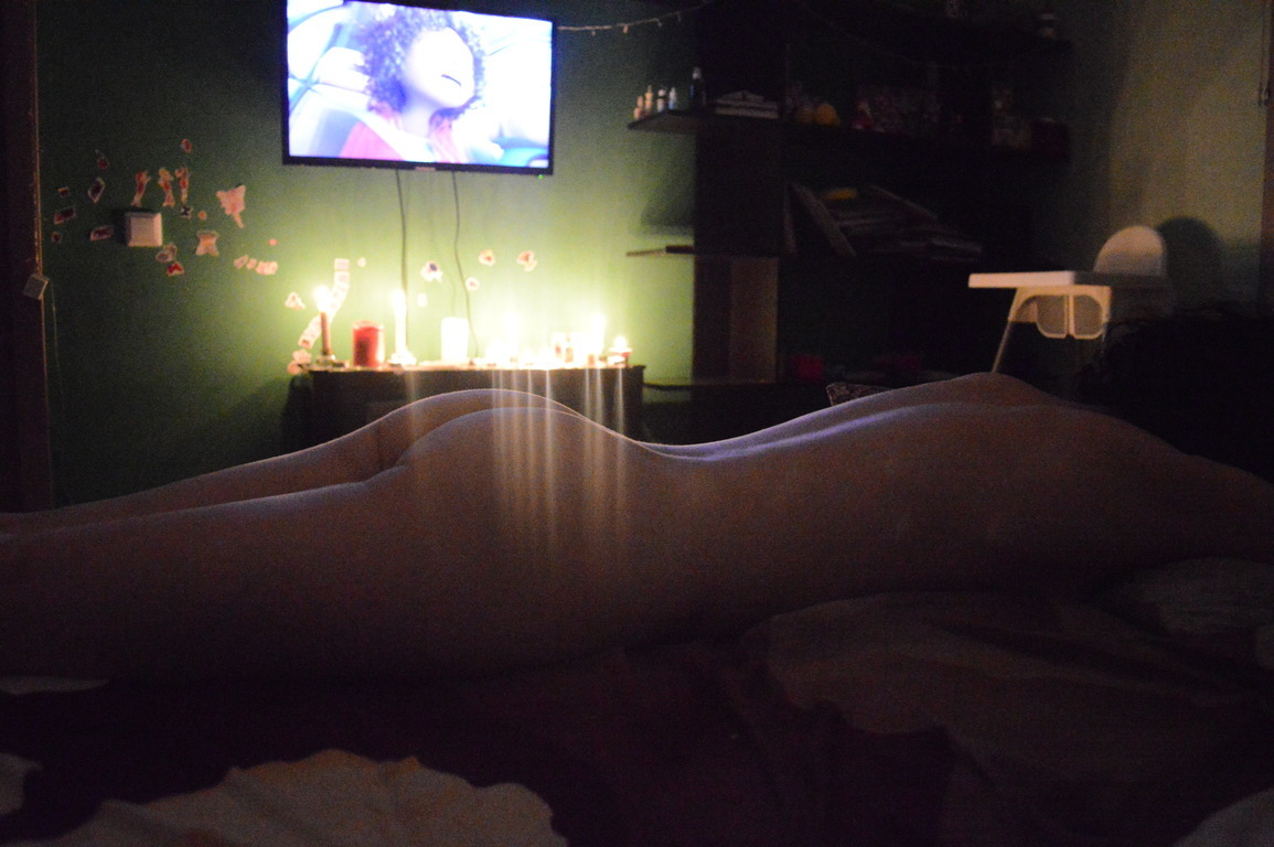 The perfect end to the day. - NSFW, My, Booty, Candle