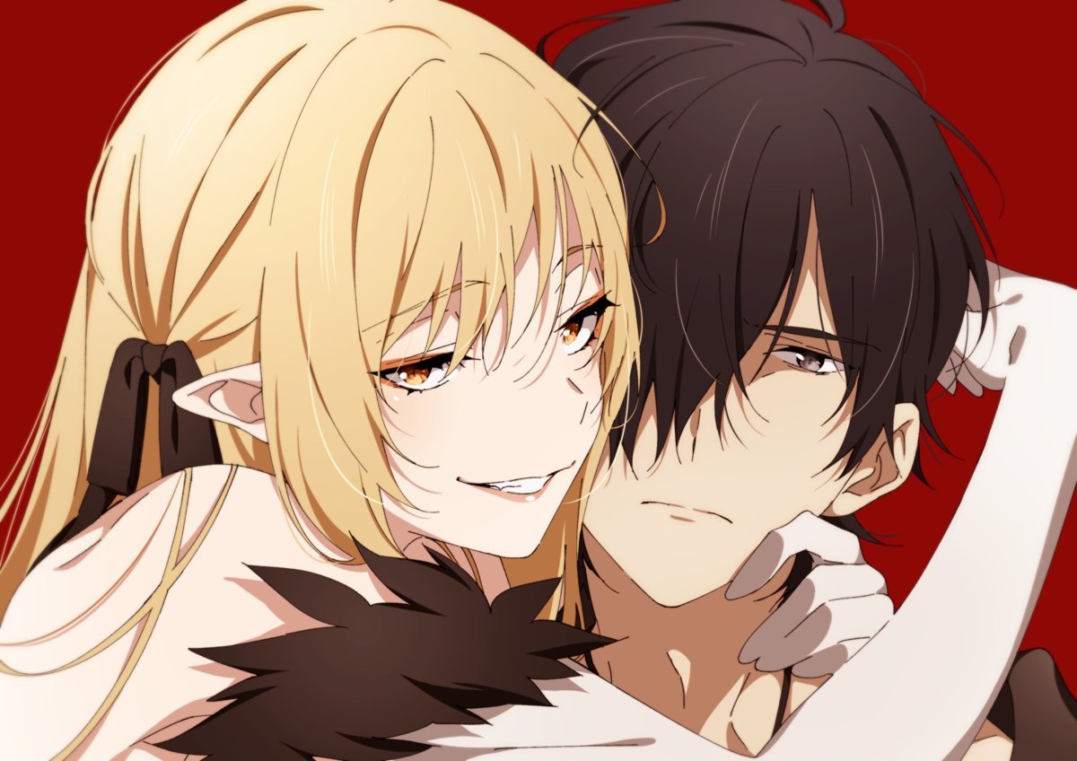 In the arms of his mistress - Anime, Anime art, Monogatari series, Kiss-Shot Acerola-orion Heart-under-blade, Araragi koyomi