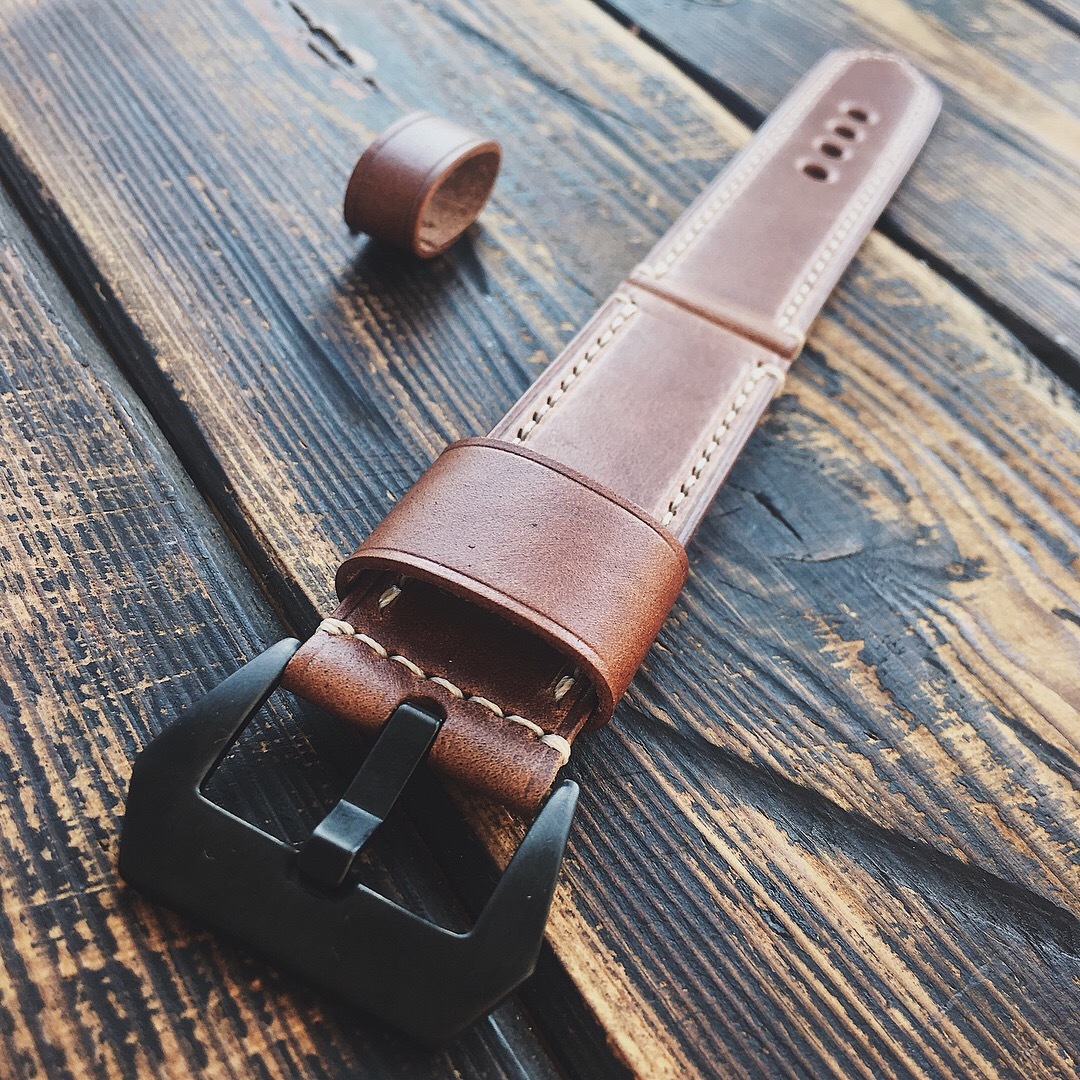 Horween Apple Watch Band - My, Strap, , Apple Watch, Longpost