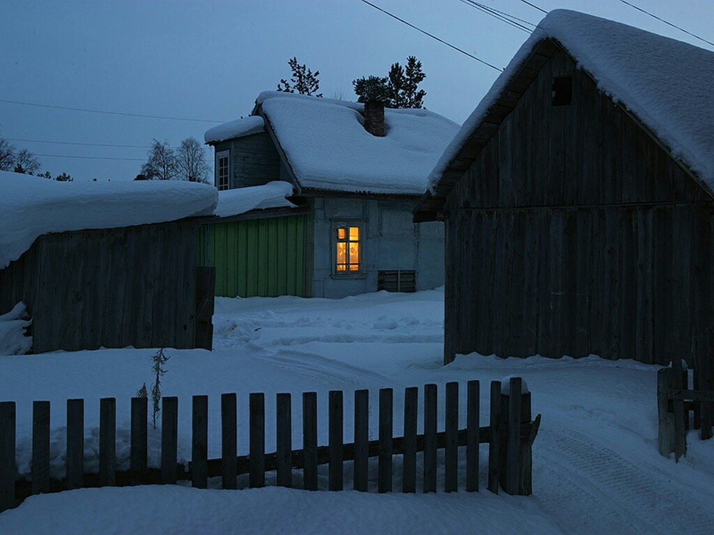 The city of Kola on the Kola Peninsula. - Russia, Interesting, The photo, Winter, The winter is coming, Town, beauty, Nature, Longpost