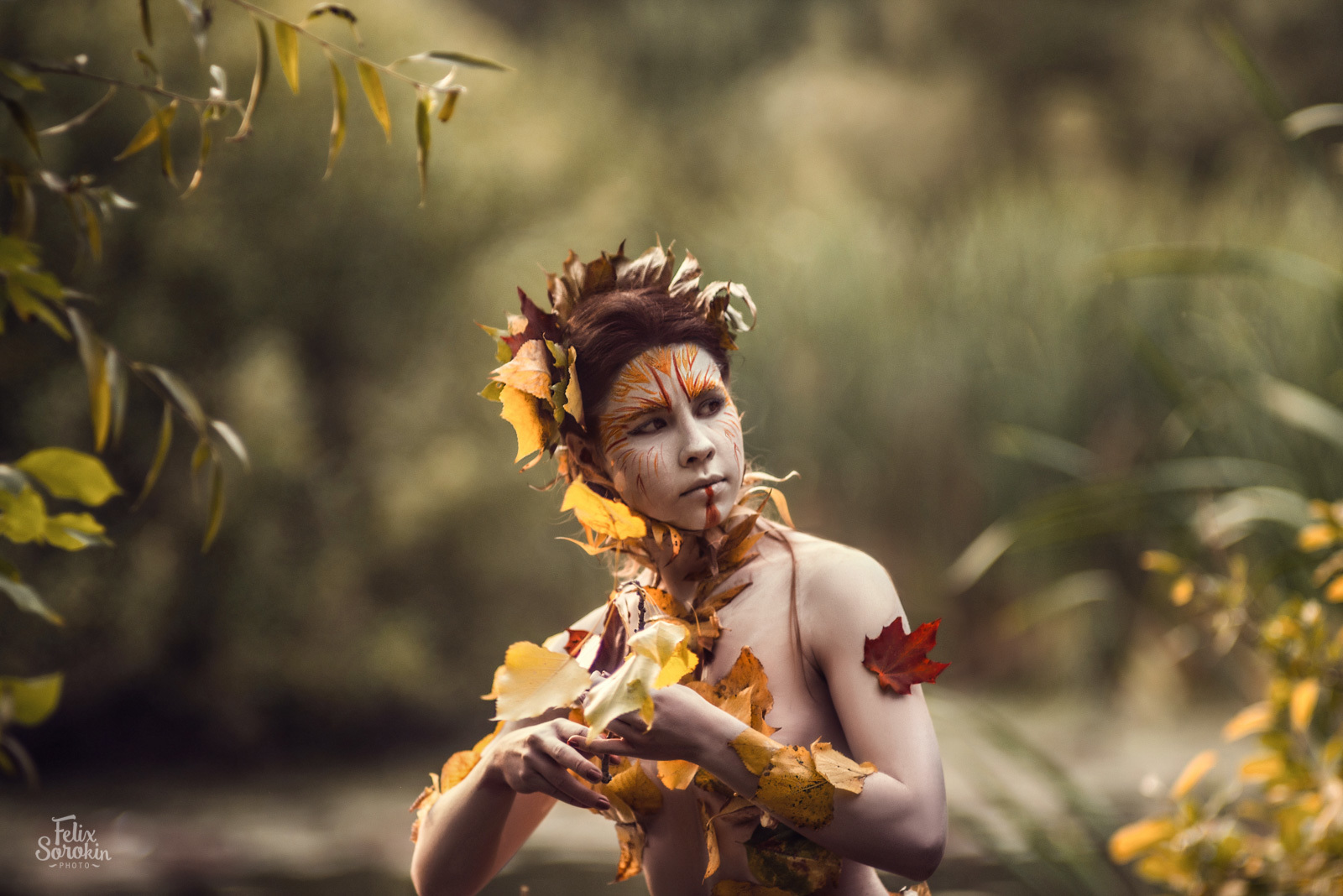 Autumn can be... - My, Nikon, Carl Zeiss, Sonnar, Autumn, Girls, Autumn leaves, Longpost