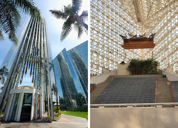 The largest building made of glass - Glass, Church, California, Organ, Architecture, 