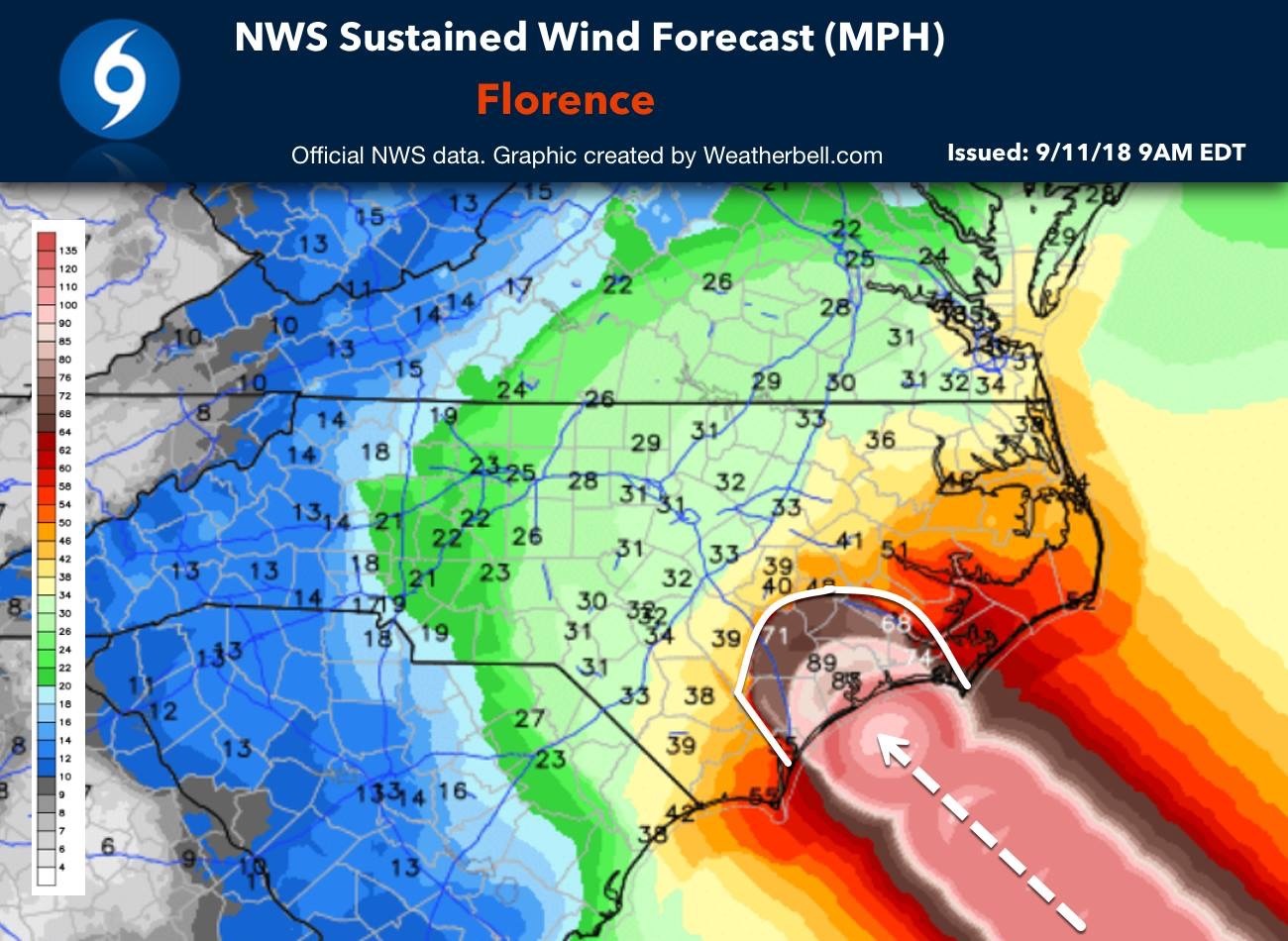 Hurricane Florence - Hurricane, Hurricane Florence, Longpost