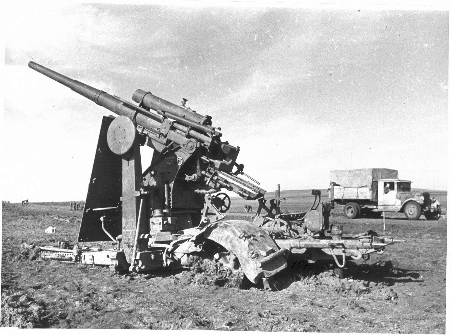 Немецкая 88 мм зенитка второй мировой войны