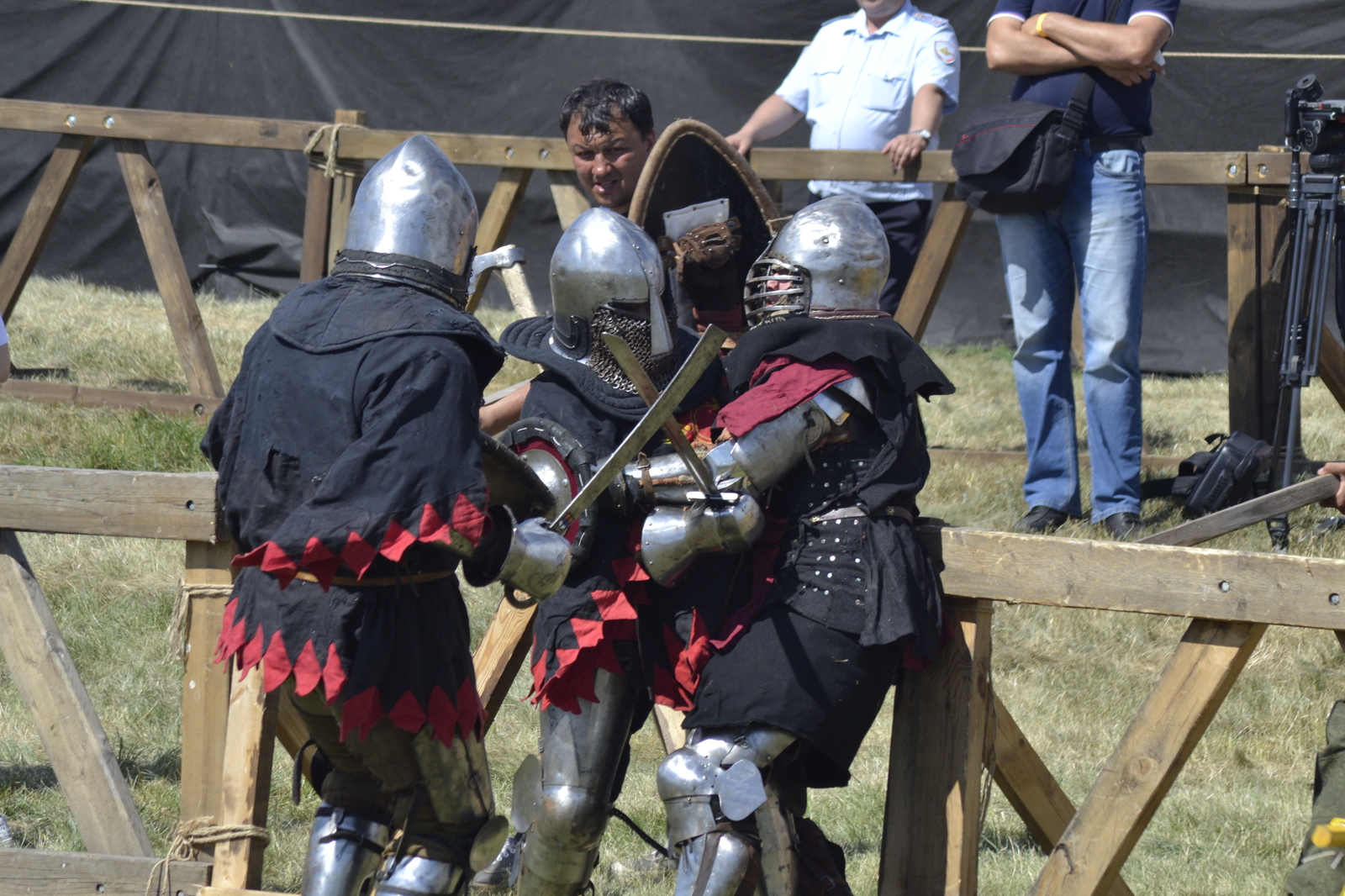 A few photos from last year's reconstruction festival Great Bolgar - The festival, Reconstruction, , Knight, The fight, Buhurt, Longpost, Knights